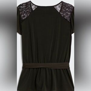 NWT FORTUNE + IVY Birdie Faux Wrap XL Blouse